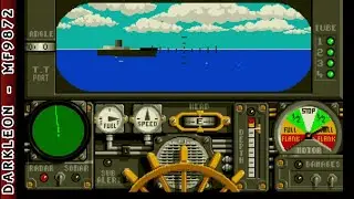ADS - Advanced Destroyer Simulator &copy; 1990 Futura - PC DOS - Gameplay