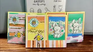 Gate Fold Card Tutorial - Easter Basket & Splash of Sparkles Specialty DSP by Stampin’ Up!