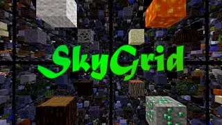 Minecraft: SkyGrid Survival Map (карта) [Co-op] - #06. Маленькая ферма мобов.