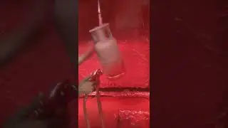 5kg Gas cylinder colour painting #viral shorts