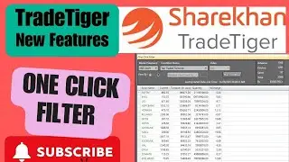 Trade Tiger Scanner || One Click Filter in Trade Tiger || Stock Screener Software #tradetigerscanner