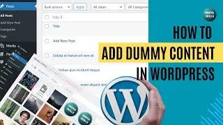 How to Add Dummy Content in WordPress | FakerPress WP Dummy Content Generator | WordPress Tips