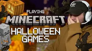 minecraft but spooky | MINECRAFT HALLOWEEN GAMES (HYPIXEL, MINEPLEX)