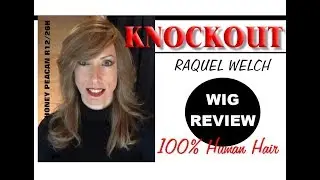 Raquel Welch Knockout Wig Review Human Hair in Color Honey Pecan R1226H