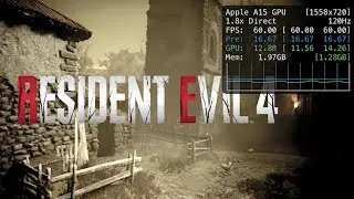 Resident Evil 4 on iPhone 13 Pro (chapter 1 - 6)  | Casual Gameplay