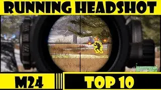 Top 10 M24 Running Headshot - PUBG