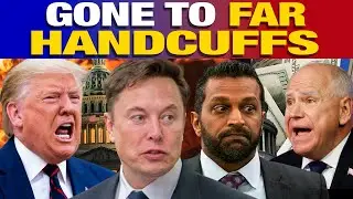 🔥 Trump FBI RELEASE STATEMENT Democrats HANDCUFFED FRAUD Jail Time! Elon Musk Tim Walz Jail Time