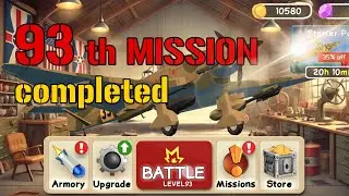 🔥 Ace Airplane 1945 WW2 Poly War Gameplay 93 th mission