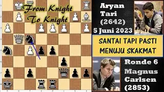 TARI LAWAN TARIAN KUDA | ARMAGEDDON | NORWAY CHESS 2023 | Aryan Tari VS Magnus Carlsen