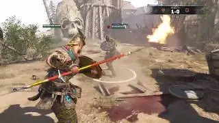 For Honor duel: 2 Valkyries with pungsten metal armor in a mirror match. (Best customization)