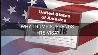 Why Trump Suspends H1B Visa  | Reason Behind The H1B Visa Suspension | Effect On Other Visas