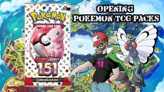 Opening Scarlet & Violet 151 Pokemon TCG Packs with Friends!