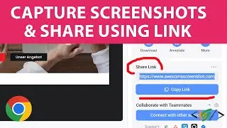 Как сделать снимок экрана и поделиться им по ссылке с помощью расширения Google Chrome