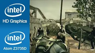 Resident Evil 5 Benchmark Intel Atom Z3735D + Intel HD Graphics (Windows 10 Tablet)