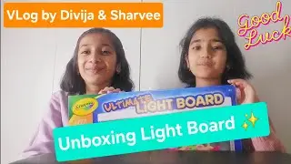 Unboxing of Light board #unboxing #lightboard Useful for kids to do maths & colorful arts.