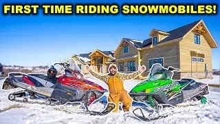 I Bought SNOWMOBILES Off Facebook Marketplace and then IMMEDIATELY Crashed!!! (Bad Idea)