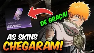 AS SKINS CHEGARAM E VERDADES PRECISAM SER DITAS... BLEACH Soul Resonance