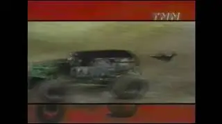 Grave Digger X freestyle in Anaheim 1999
