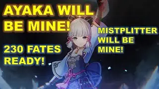 AYAKA PULLS! THIS LUCK MAKING ME CRY! Ayaka Kamisato and Mistsplitter Pulls - Genshin Impact