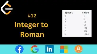 Integer to Roman - Leetcode 12 | Python | Hindi