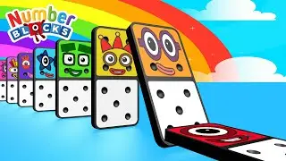 Counting Numberblocks on Domino | Learn Numbers 1 to 100 for Kids