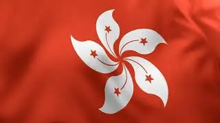 Hong Kong Flag Animation | 4k | Flags of the World