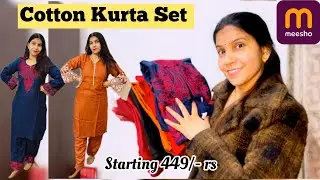 Meesho *Cotton Kurta Set* under 650/- high demanding 👍