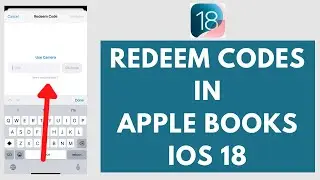How to Redeem Codes n iOS 18 Apple Books (EASY!)