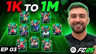 EASIEST way to go from 1k To 1 MILLION coins in EAFC 25! (How To Make 1 MILL EASY in FC 25 ) EP.3