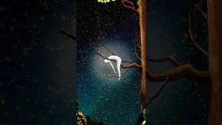 Tired... #dreamcore #shorts #animation #weirdcore #creepycore #art #hopecore #tired #fireflies #moon