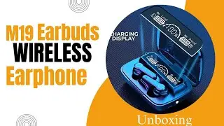 M19 Digital Indicater Tws Earbuds unboxing and review |M19 Earbuds wireless Earphone |#Techwatch