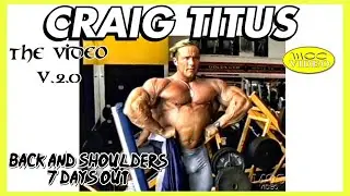 Craig Titus Hits Back And Shoulders 6 Days Out From The 1996 NPC USA’s