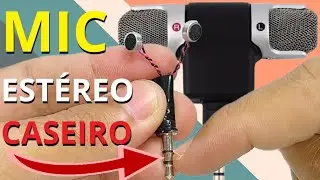 Como fazer MICROFONE ESTÉREO? DÁ PRA USAR EM CELULAR ou só funciona mono mesmo?