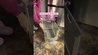It&rsquo;s time to upgrade #ptlom #modernlitterbox #litterboxhack #stainlesssteellitterbox