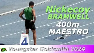 Nickecoy BRAMWELL | Ian BARKER | Markel SMITH | Boys 400m Class 2 | Youngster Goldsmith 2024