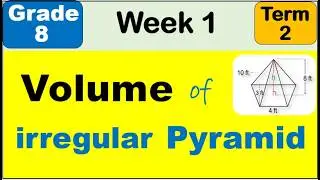 Math 8 Volume of irregular pyramid SECOND QUARTER WEEK 3 MATATAG CURRICULUM #PYRAMID #VOLUME