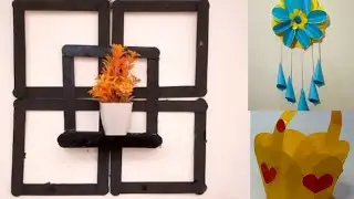 3 Very Easy Wall Hanging Craft || DIY Home Decor || Crafty Aman 