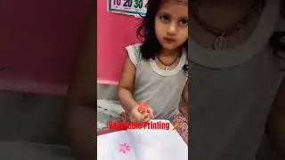 PLAY WITH COLOURS Vegetable Printing🥕#Activity Based Learning #Explore The Colours @honeybuzzz5861