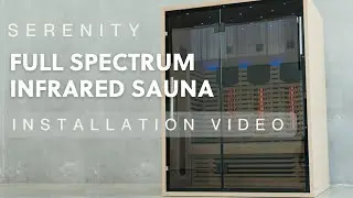 REJUVENEX Serenity Full Spectrum Infrared Sauna Installation Video