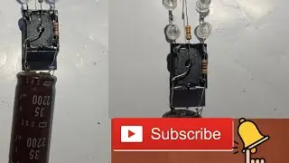 How to make a simple project don't use ic  flip flops Led #com