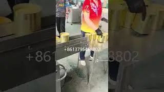 Automatic canning machine for paste