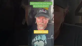 How much do you make as a truckdriver? #trucking #trucker #truckdriver #truckingnewbie #truckingup