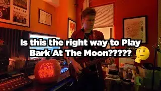 Bark At The Moon - Ozzy -Jake E Lee Guitar cover - Tempt