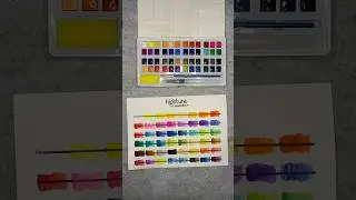 Hightune watercolour swatch #watercolor #swatch #paint #artsupplies #art #shorts #artshorts