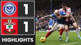 HIGHLIGHTS: Portsmouth 1-1 Southampton | Championship
