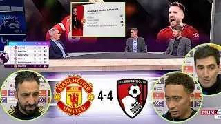 Man Utd vs Bournemouth 4-4 Post Match Analysis | Tavernier, Amorim, Iraola, Carrick & Owen Reactions