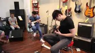 Bass jam with Shaun Seow and Fred Rivera at bassFREQ!