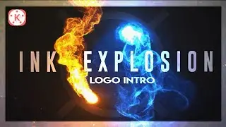 Ink explosion intro in kinemaster | logo reveal intro tutorial in kinemaster for Android and iOS#lfg