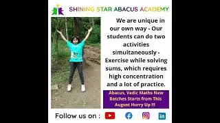 Kids Doing Abacus Sums while performing Other Activities.