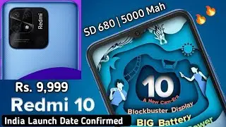 Redmi 10 India Launch Date Confirmed & Full Specifications, Price | New Upcoming Budget phone